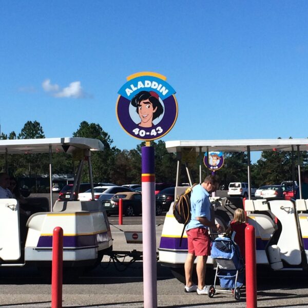 which dwarf does not have a magic kingdom parking lot named after him by disney