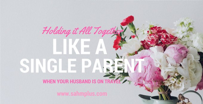 Are you wondering how to succeed at single parenting while your husband is away for business? I have some tips to help you hold it together while parenting alone